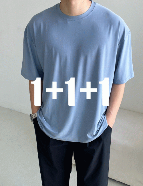 [1+1+1]아이티 고드름 반팔 티셔츠 (5color)